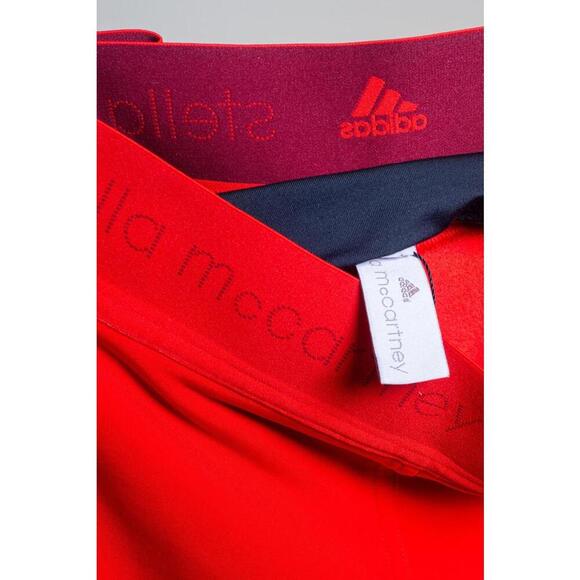 Stella McCartney X Adidas Bright Red Athletic Fleece Lined Short - Picture 4 of 4